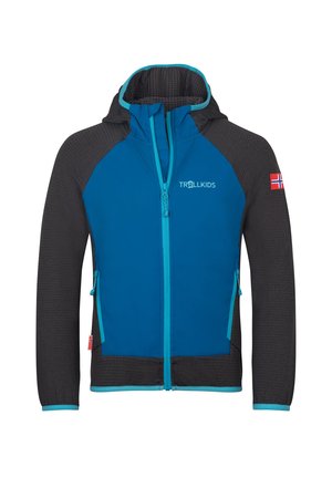 TROLLKIDS, 682 UNISEX - Outdoor jacket - alpine blue/black/pool blue