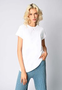 Mira Paris BRUTAL BACK VINTAGE ROLL UP - T-shirt print - white