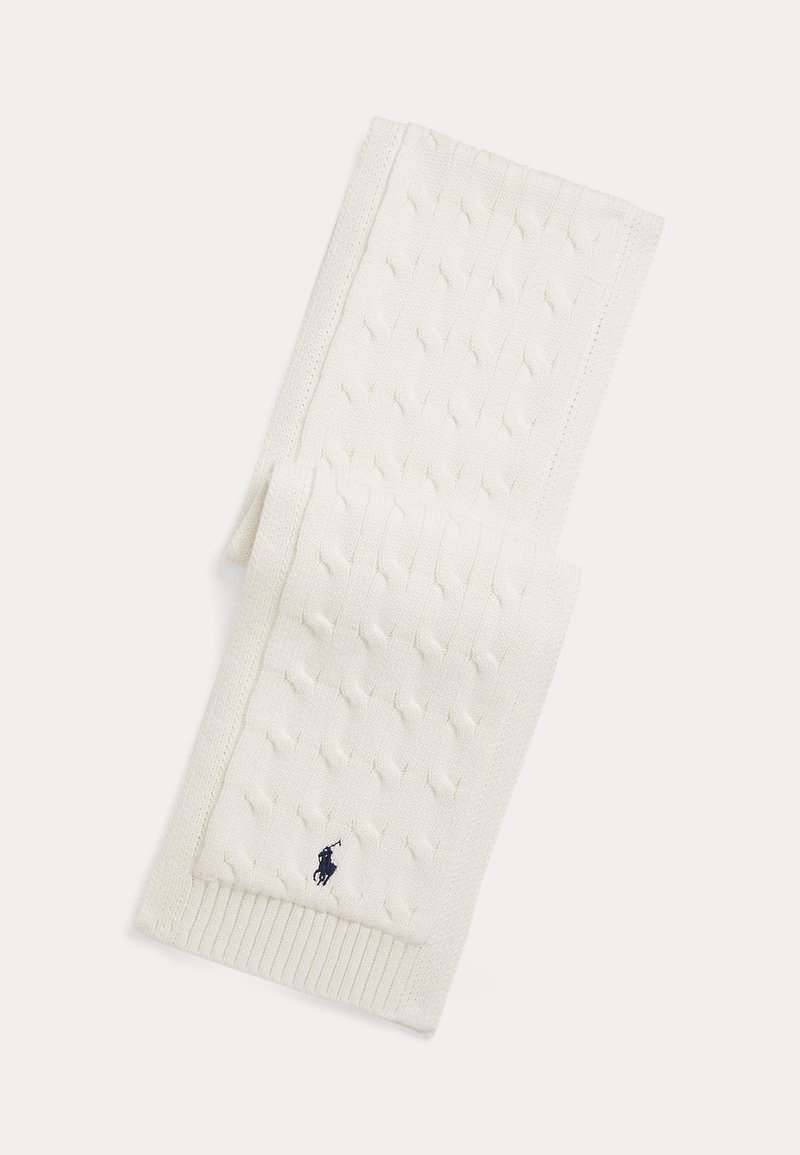 Polo Ralph Lauren CABLE-KNIT COTTON SCARF UNISEX - Sál - nevis