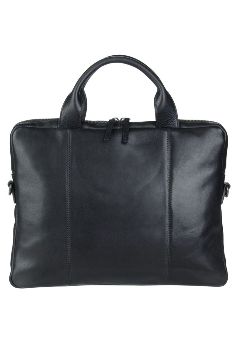 Mallette Professionnelle Leonhard Heyden Roma - Cuir Véritable, Compartiment Ordinateur 15" - Noir