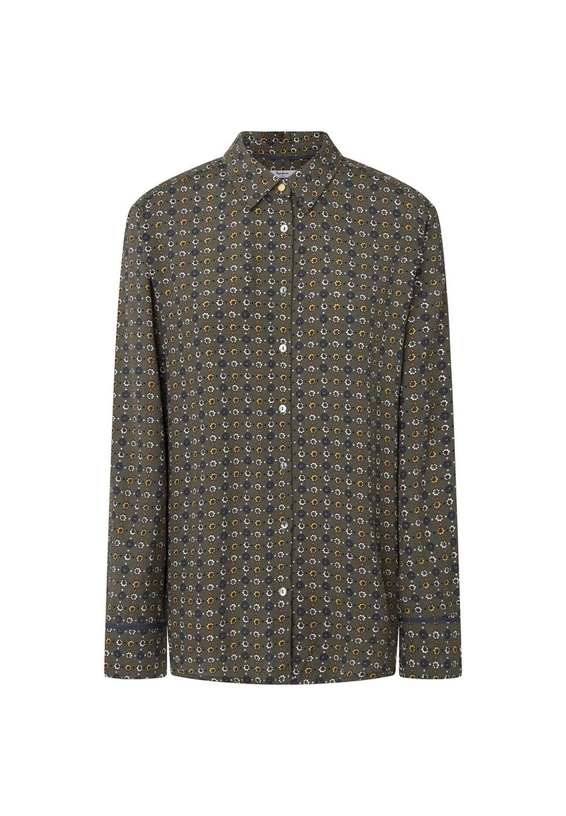 Pepe Jeans Overhemdblouse donkergroen Pepe Jeans Overhemdblouse donkergroen