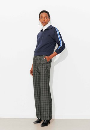 LARGE À CARREAUX - Pantalon classique - imprimé multicolore