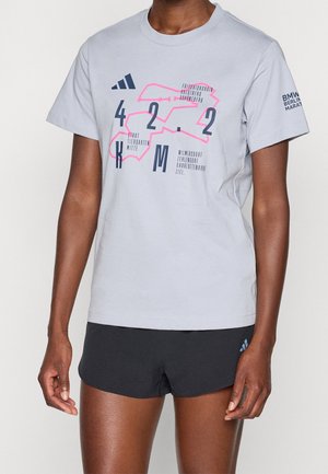 T-shirt med print - lilac