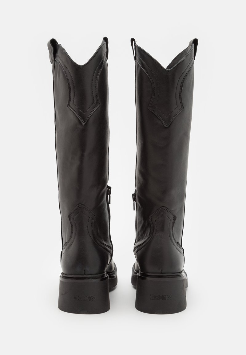 Bronx Bottes à plateau black/noir (Seconde main) ZALANDO