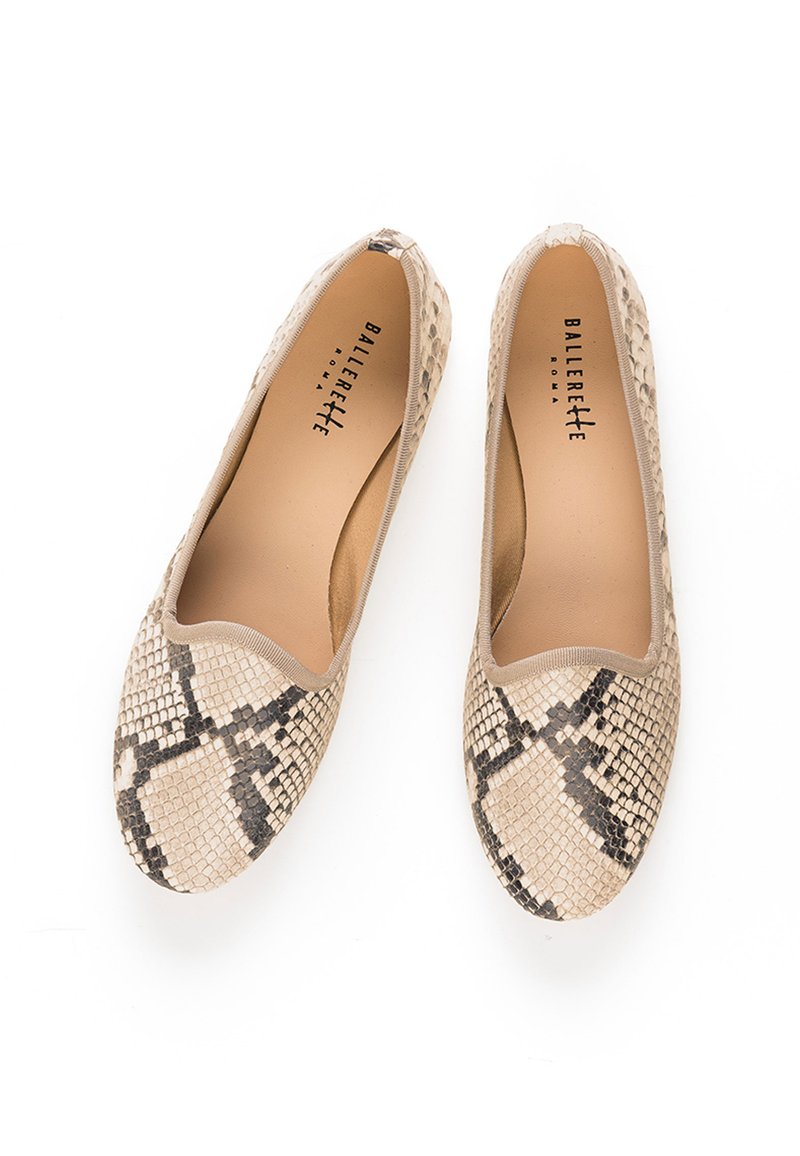 Damen Klassische Ballerinas | Ballerette SABA SNAKE Klassischer Ballerina animalier/goldfarben - WV68171 Damen Klassische Ballerinas | Ballerette SABA SNAKE Klassischer Ballerina animalier/goldfarben - WV68171