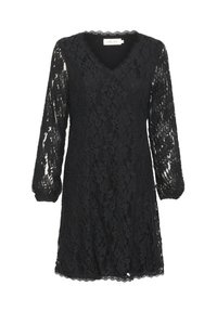 CRKIT V-NECK LACE - Day dress - pitch black