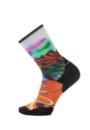TRAIL RUN TARGETED CUSHION SINGLETRACK - Sports socks - orange rust