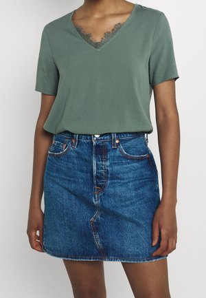 T-shirt med print - green