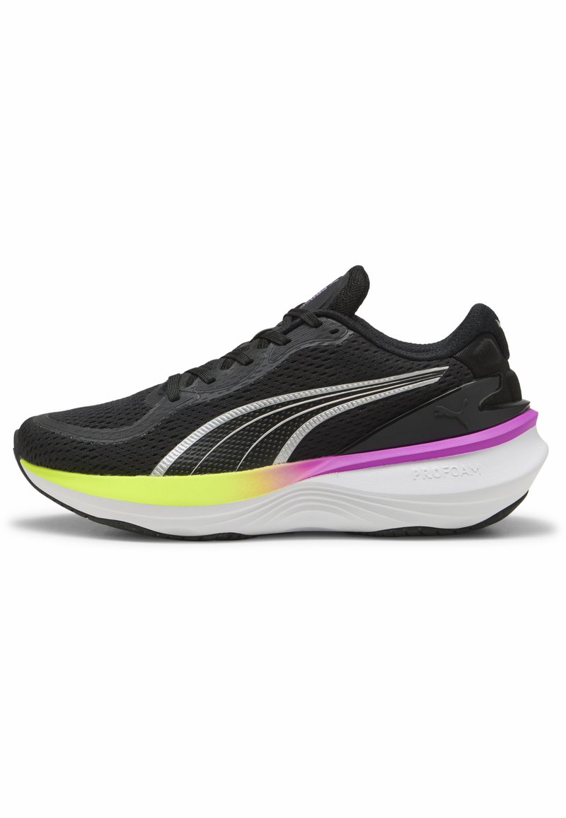 Puma - SCEND PRO 2 - Road running shoes - black-yellow alert-pure magenta, Enlarge