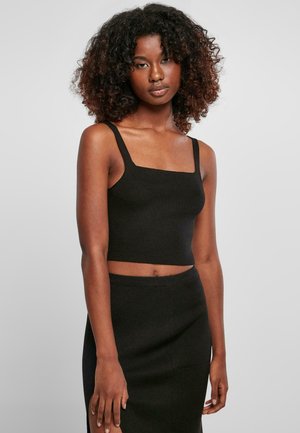 Urban Classics CROPPED - Débardeur - black