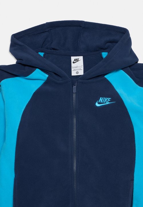 Nike CLUB WINTER UNISEX - Zip-up sweatshirt - midnight navy/current blue — photo 3