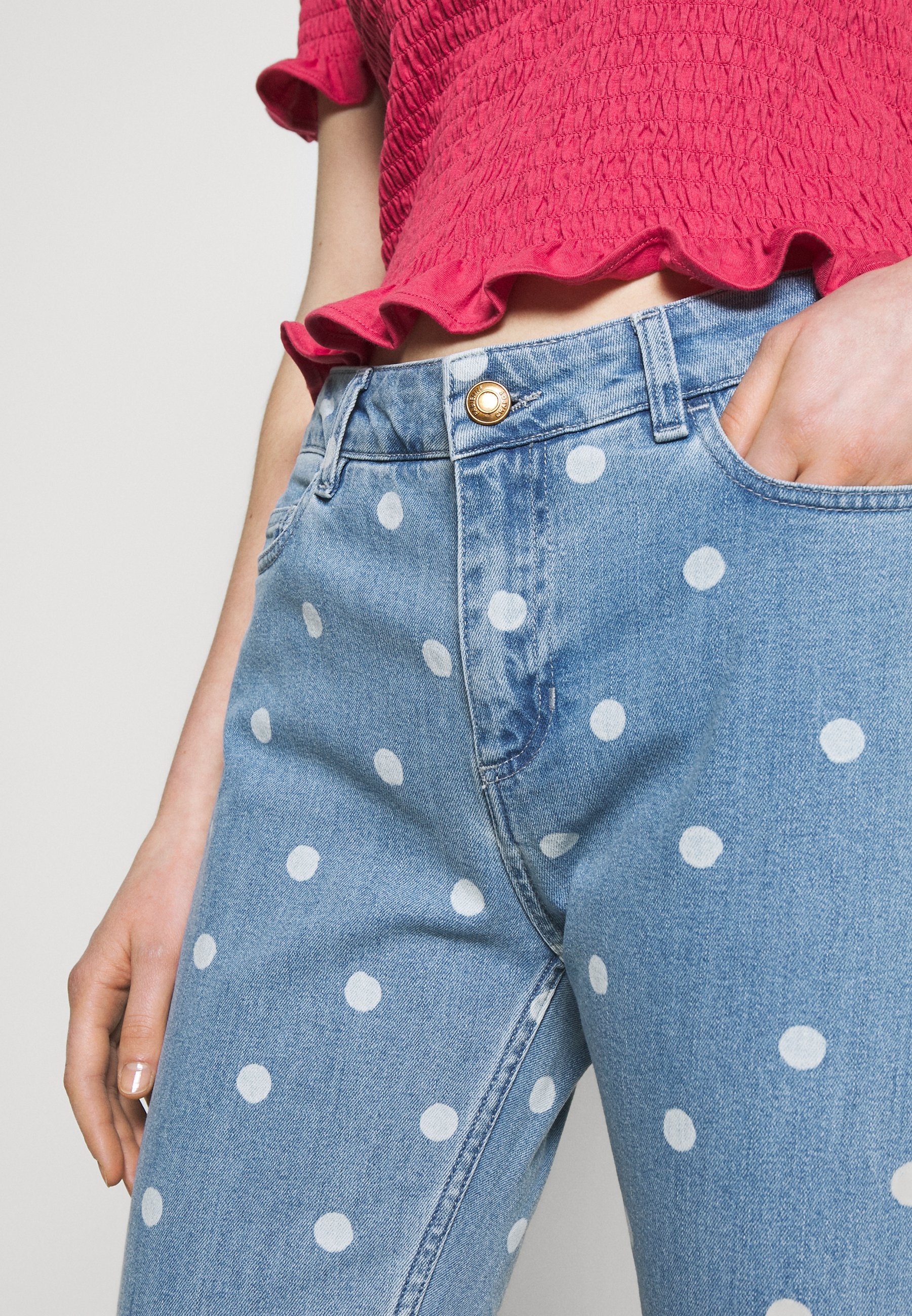 eva printed flared trousers