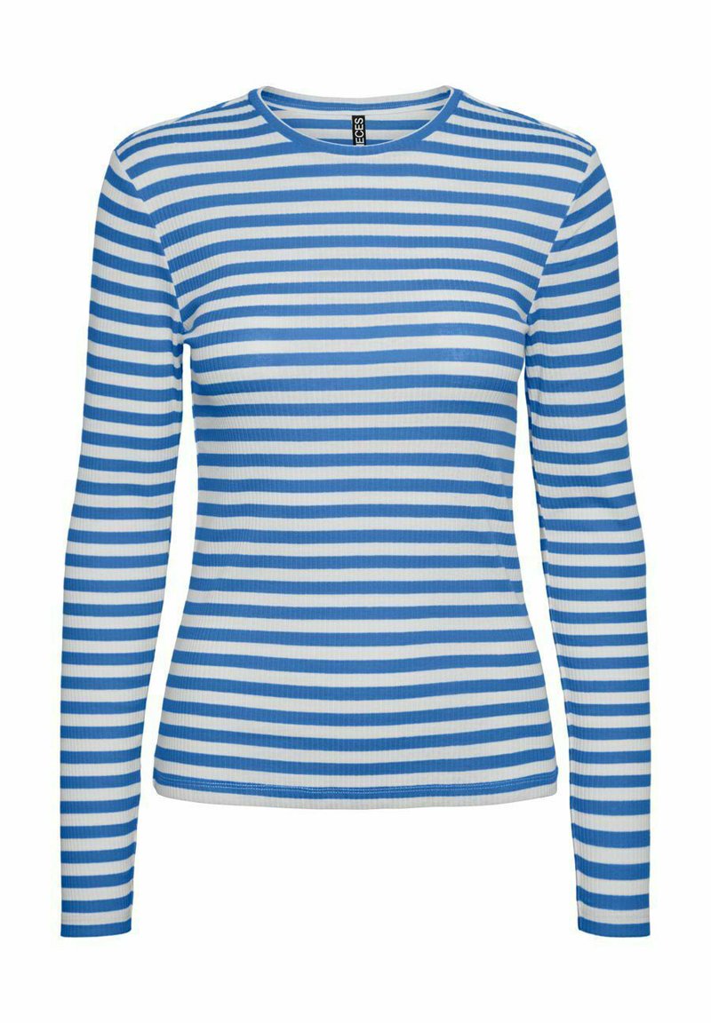 Pieces Langarmshirt - marina