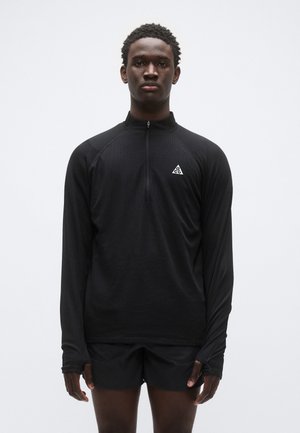 TRAIL MIDLAYER - Μπλούζα με μακριά μανίκια - black/summit white