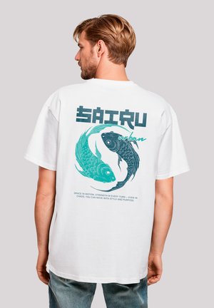 KOI FISH JAPAN STREETSTYLE - Print T-shirt - weiß