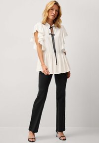 Ellos Collection Bluse - creme schwarz