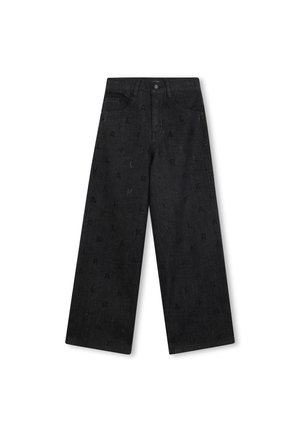 Džínsy s rovným strihom - black lava