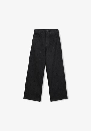 KARL LAGERFELD KIDS Egyenes szárú farmer - black lava