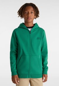 Vans CORE BASIC II FULL ZIP - Sweater met rits - verdant green
