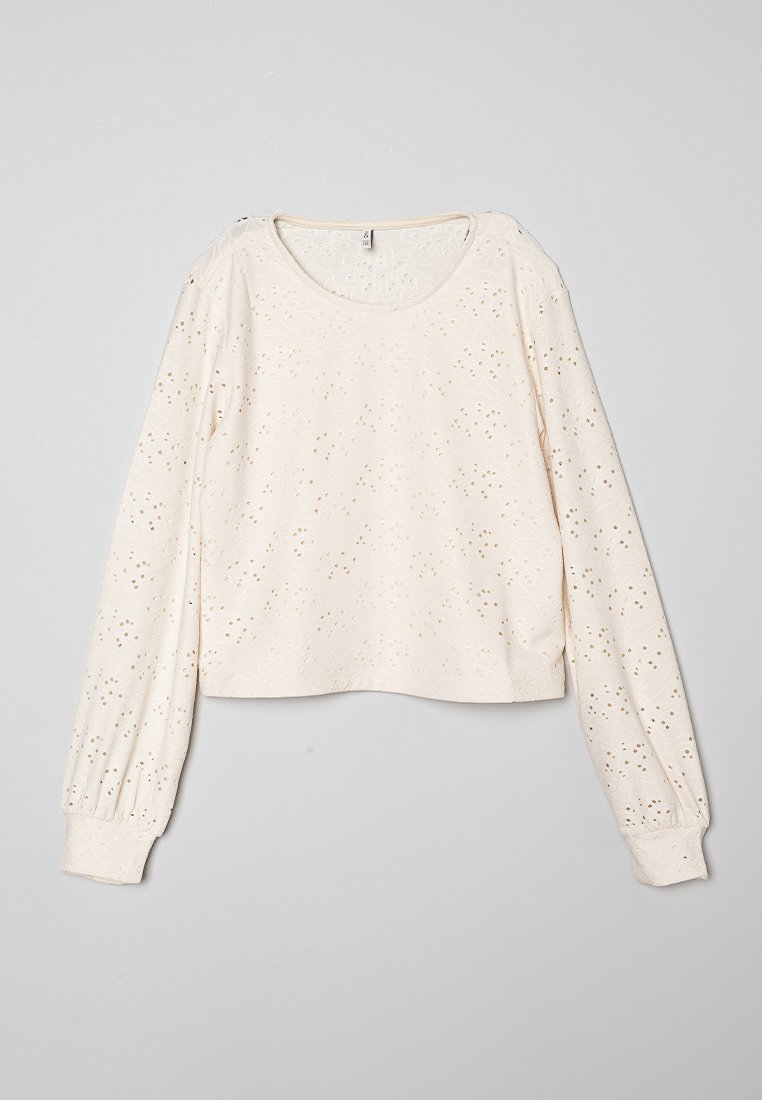 ONLY GIRLS Longsleeve crème