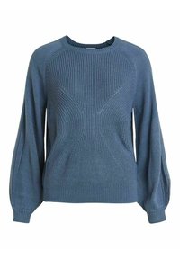 VILA Strickpullover - light blue