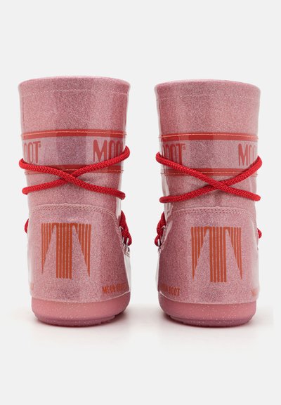 Moon Boot ICON JR GLITTER - Vinterstøvler - pink