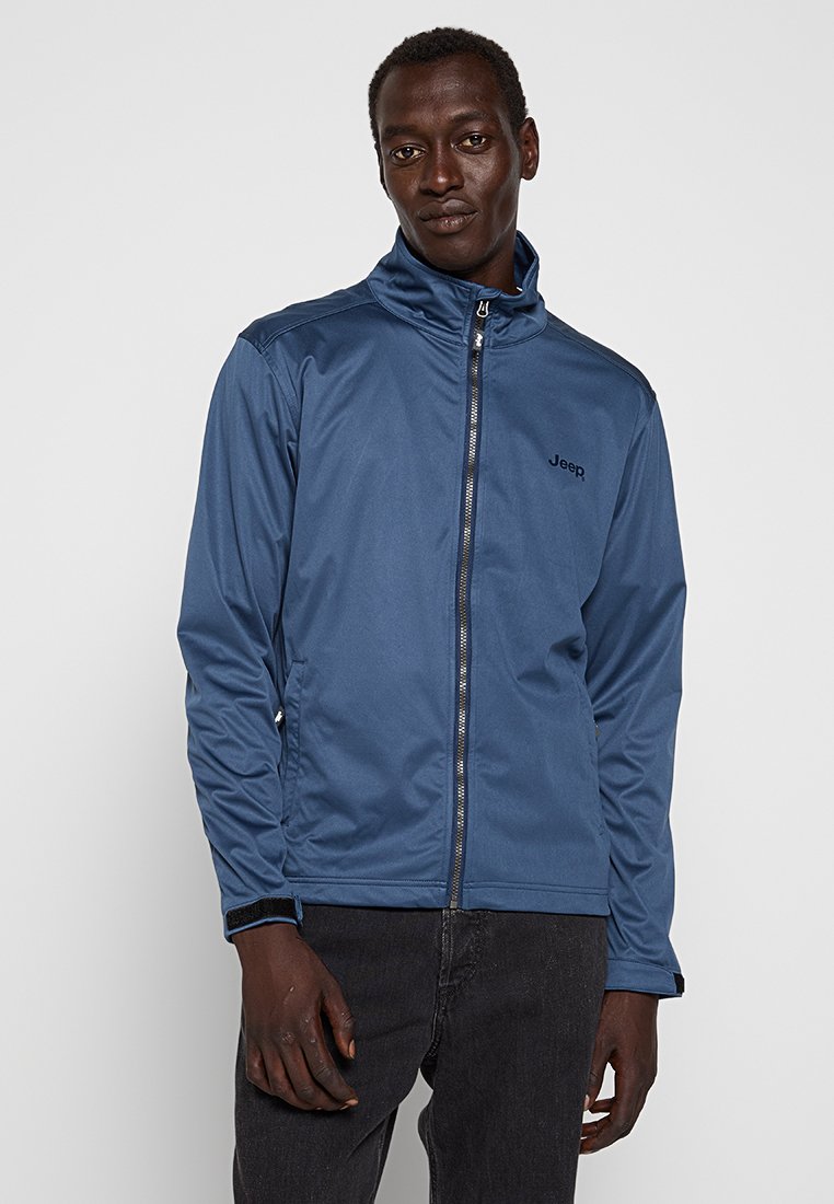 Jeep Softshelljas blauw Jeep Softshelljas blauw