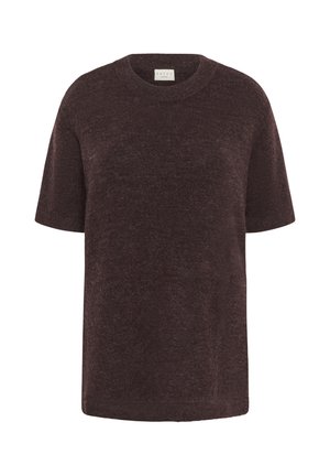 Kaffe Curve, KCNIELA - T-shirt basique - fudge melange