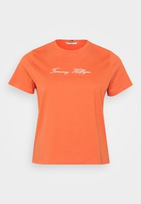 SCRIPT - Majica kratkih rukava s printom - brilliant orange