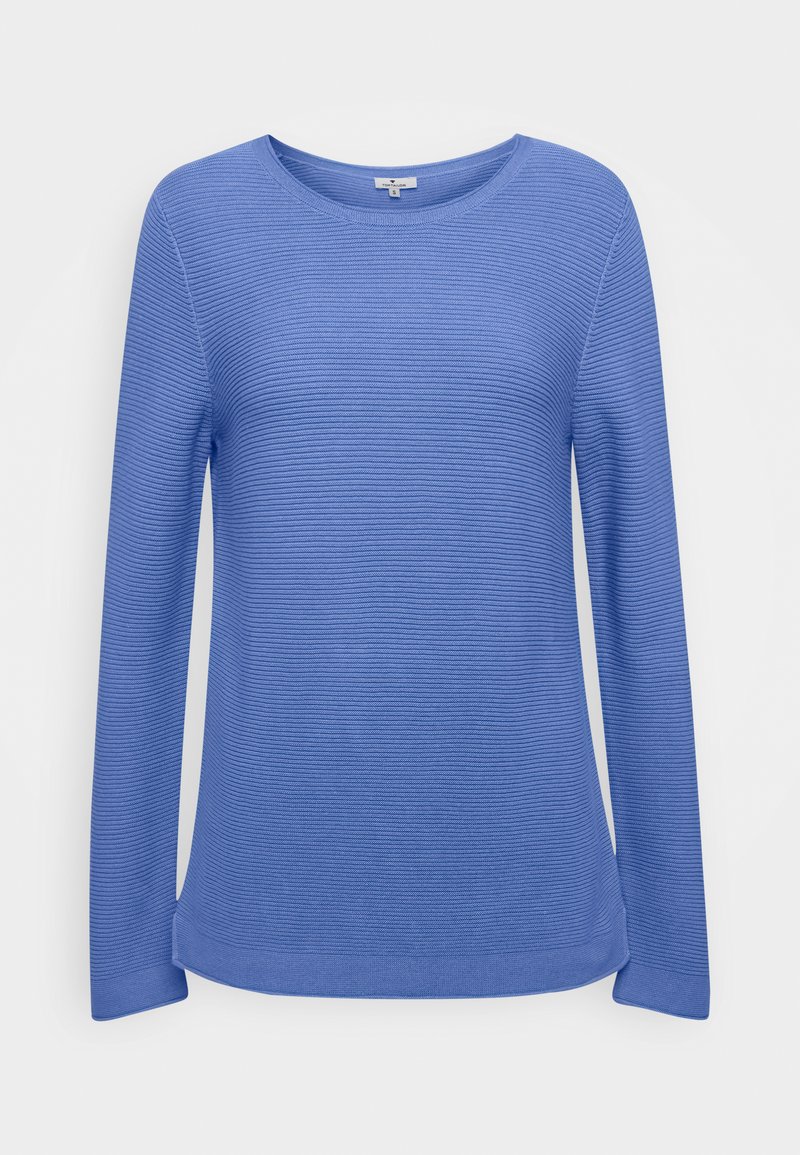 Damen Strickjacken | TOM TAILOR NEW OTTOMAN Strickpullover soft charming blue/hellblau - WK23952 Damen Strickjacken | TOM TAILOR NEW OTTOMAN Strickpullover soft charming blue/hellblau - WK23952