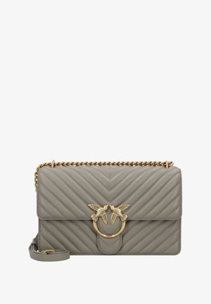 Pinko LOVE ONE CLASSIC - Soma ar siksnu pāri ķermenim - beige noce block color