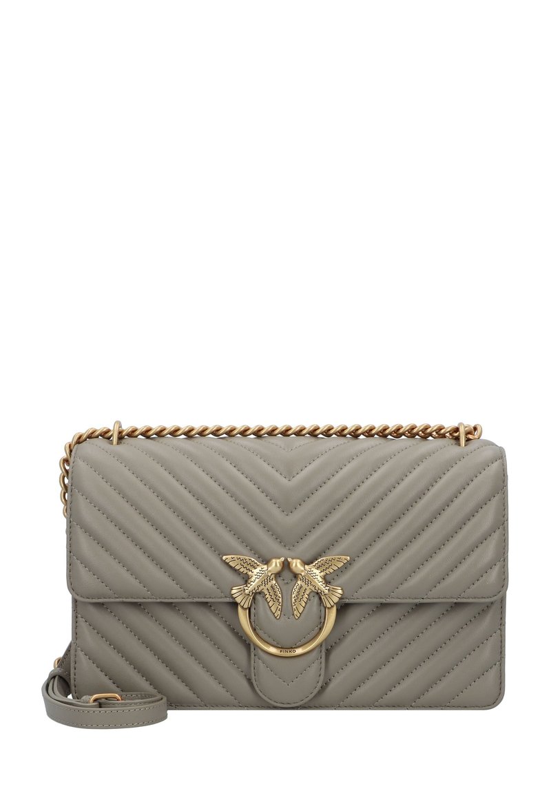 Pinko LOVE ONE CLASSIC - Schoudertas - beige noce block color