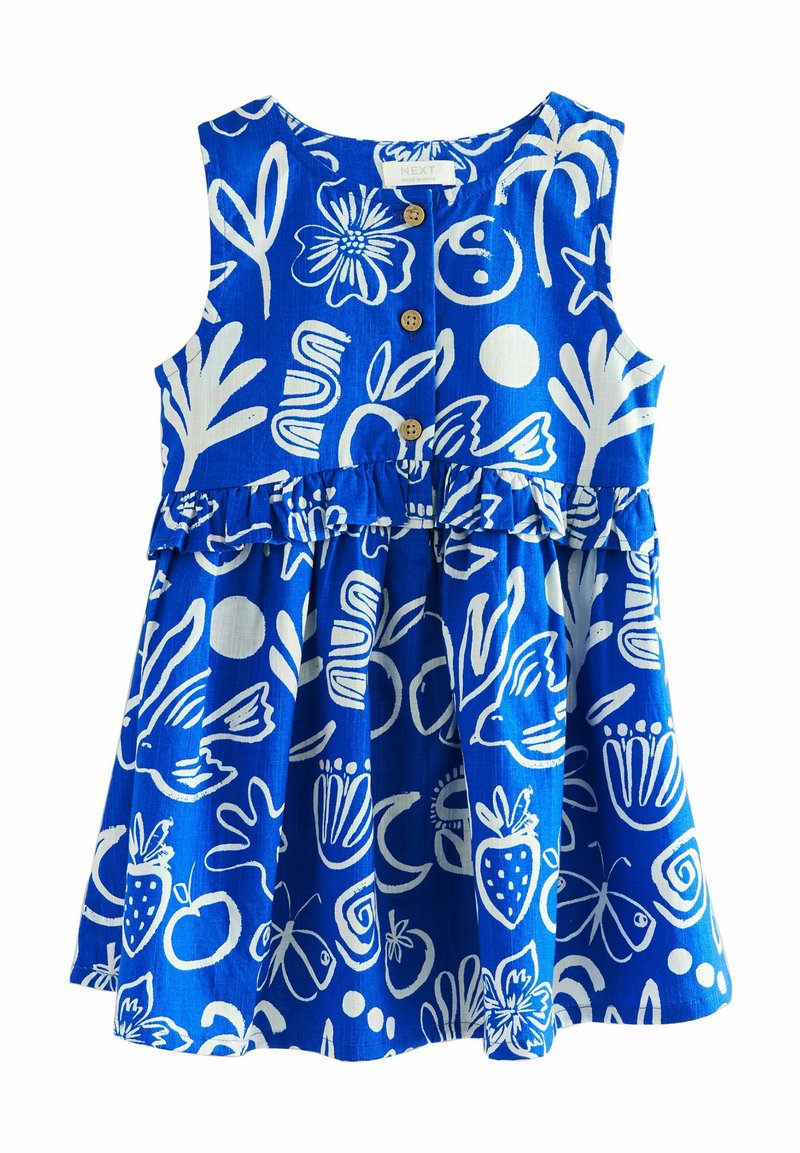 Next REGULAR FIT SLEEVELESS PEPLUM  - Blusenkleid - blue