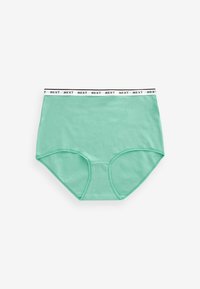 Next MONO PRINT RICH LOGO KNICKERS FOUR PACK - Tanga - blue daisy print spot green orange