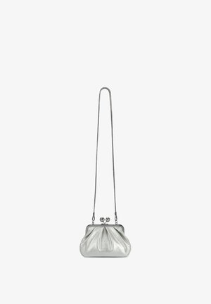 Seidenfelt, FYN UMHÄNGETASCHE 20 CM - Clutch - silver metallic