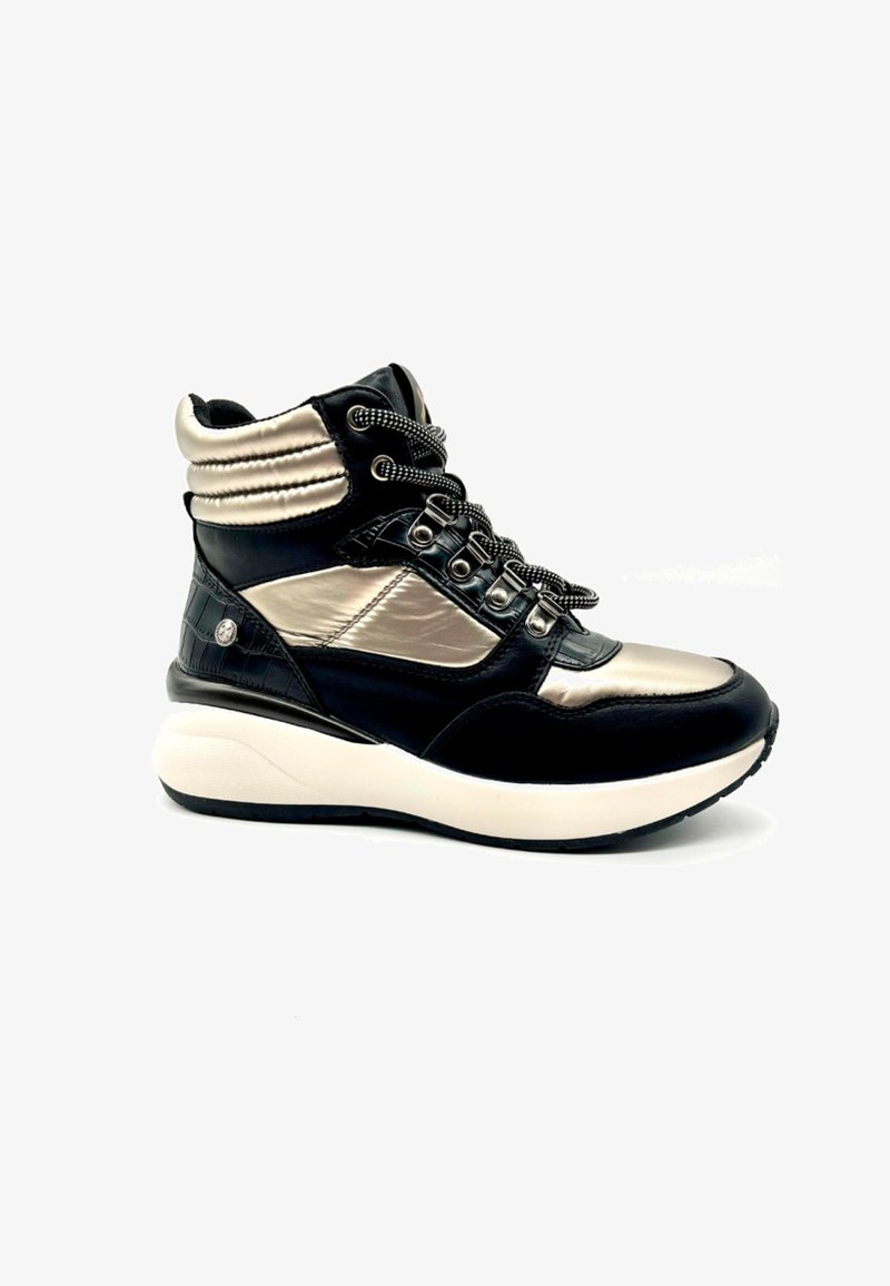 XTI Botines de tacón - black black
