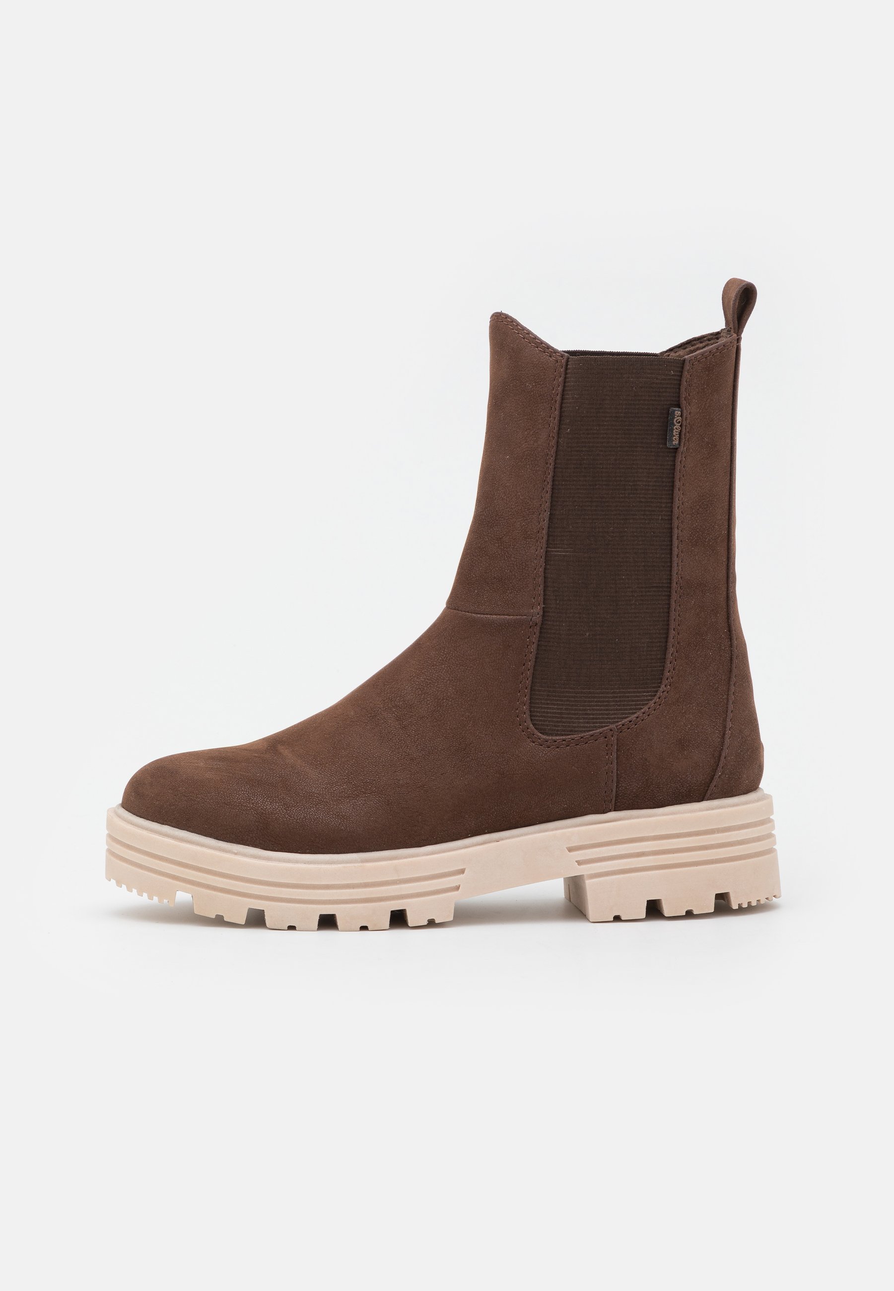 s.Oliver Platform ankle boots - dark 