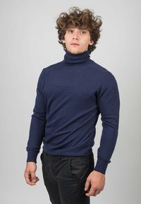 Dalle Piane Cashmere TURTLENECK - Jumper - blu