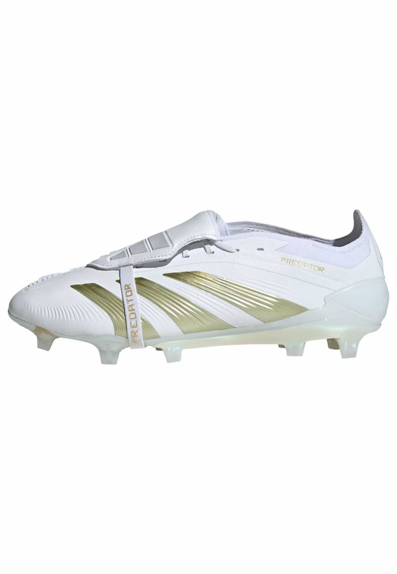 adidas Performance PREDATOR ELITE FT FG - Futbola apavi, cieta zeme - cloud white   gold metallic   cloud white
