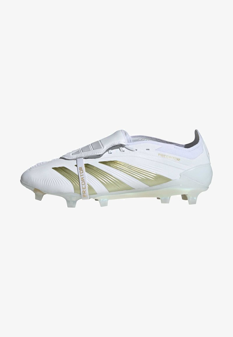 adidas Performance PREDATOR ELITE FT FG - Futbola apavi, cieta zeme - cloud white gold metallic cloud white