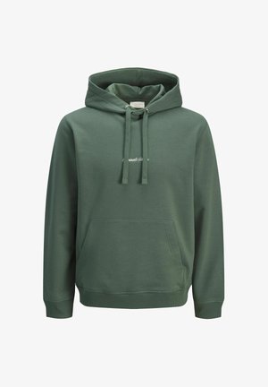 Jack & Jones, JORNORREBRO EMB SWEAT HOOD NOOS - Mikina s kapucňou - laurel wreath