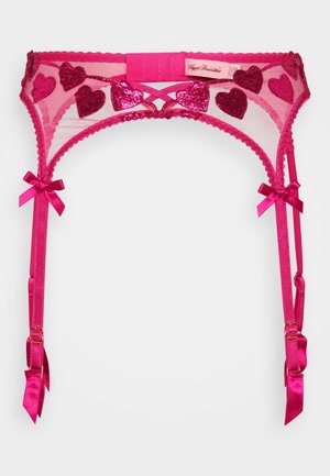 LILIYA SUSPENDER - Strumphållare - magenta