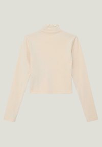 s.Oliver MIT STEHKRAGEN - Longsleeve - helles sand