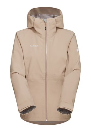 Mammut LINARD GUIDE HOODED - Hardshell jacket - savannah