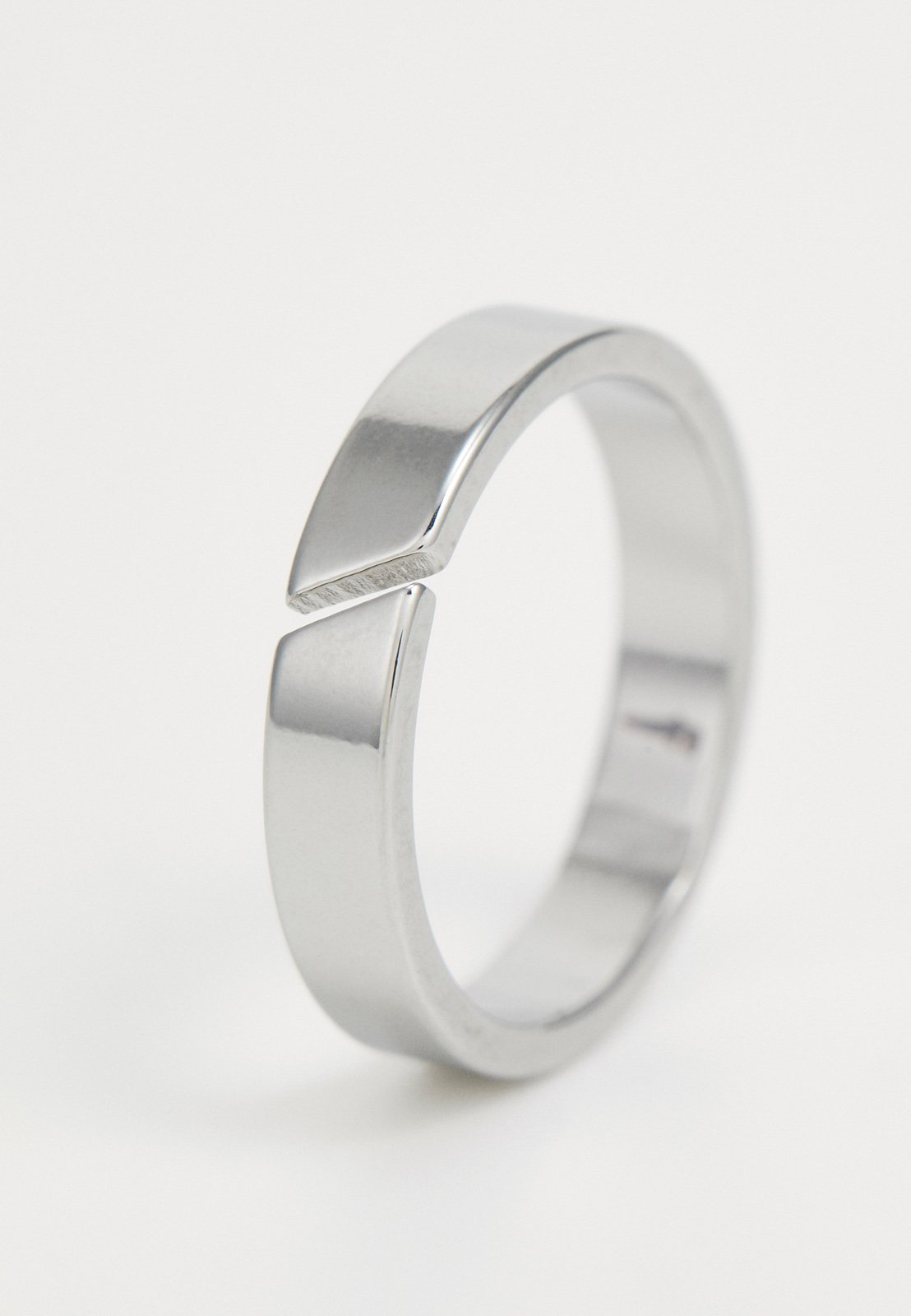 FAINZ SLICED UNISEX - Ring - silver-coloured - Zalando.ie
