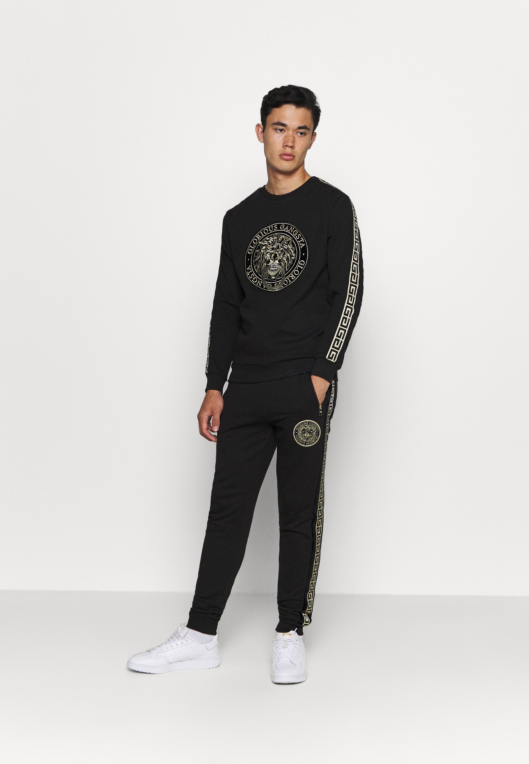 Glorious Gangsta RODELL JOGGER Joggebukse blackgold Glorious Gangsta KALK - Joggebukse - black