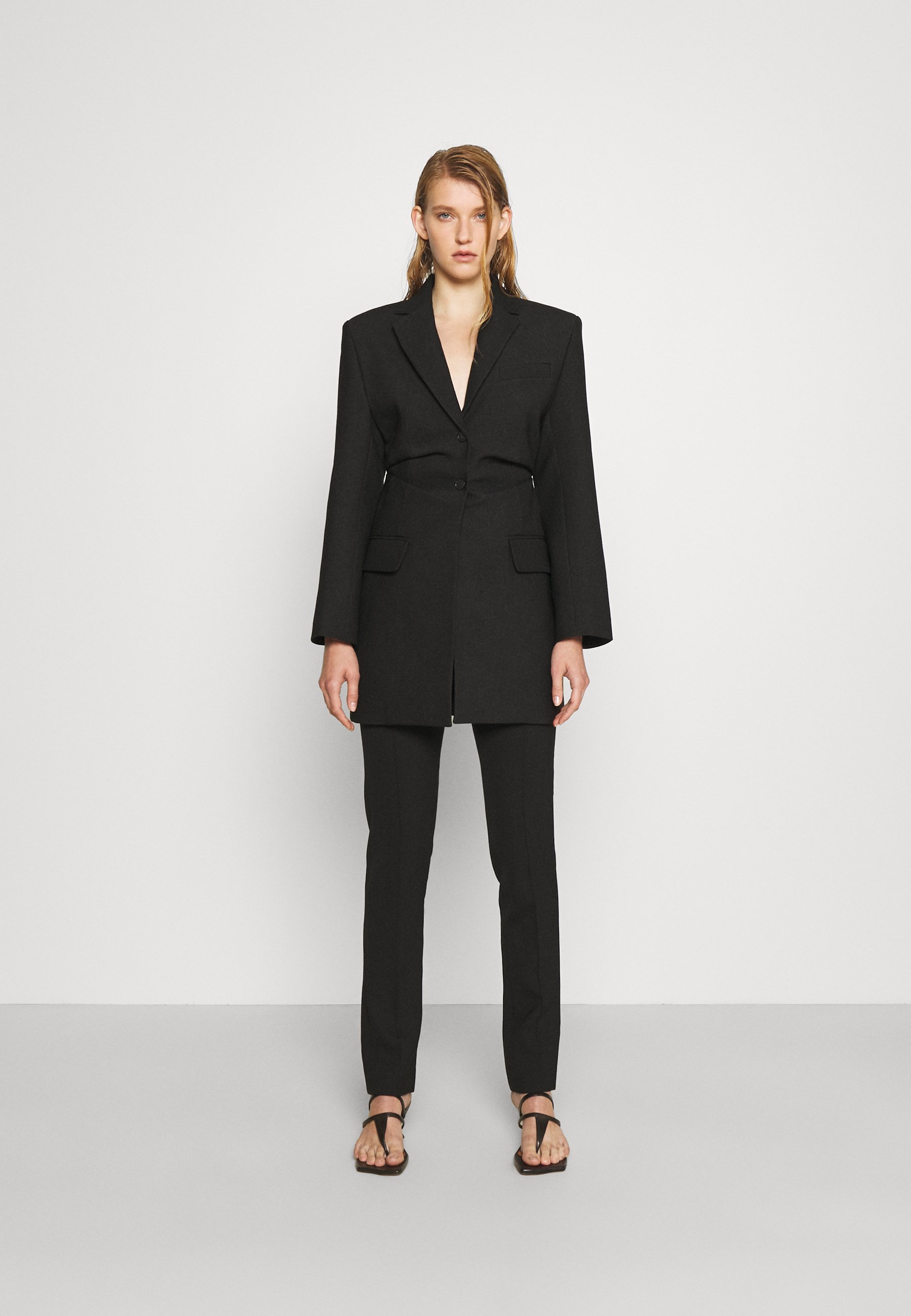 blazer without lapel