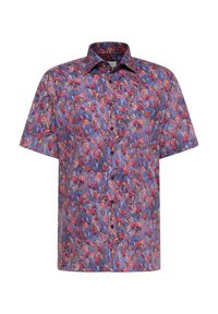 Eterna PRINT MODERN FIT - Skjorter - dunkelblau