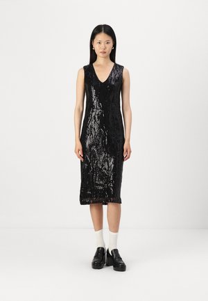JDYMEGAN SEQUINS DRESS - Koktailové šaty/večierkové šaty - black
