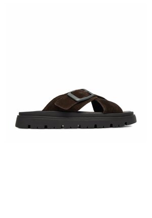 G-STAR, G STAR RAW WOMEN'S BROWN FLIP-FLOPS - Pantofle - brown